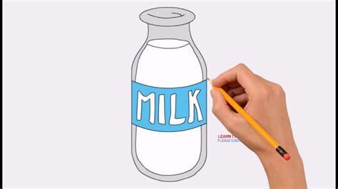 easy milk drawing|simple milk drawing.